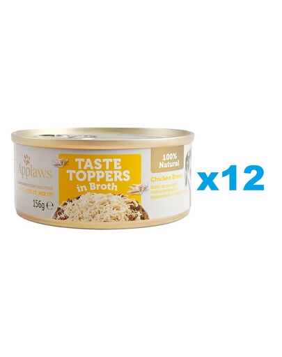APPLAWS Taste Toppers Vistas krūtiņa buljonā 12x156 g