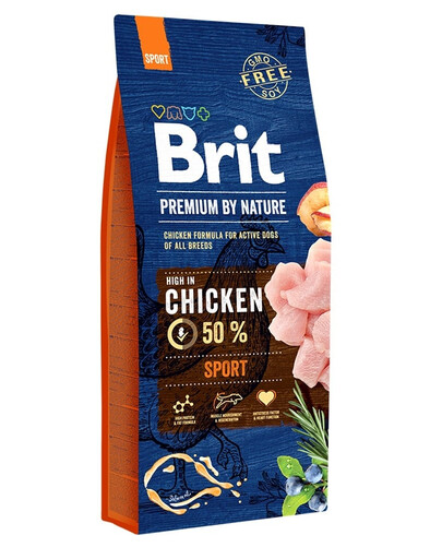 BRIT Premium By Nature Sport Chicken 15 kg
