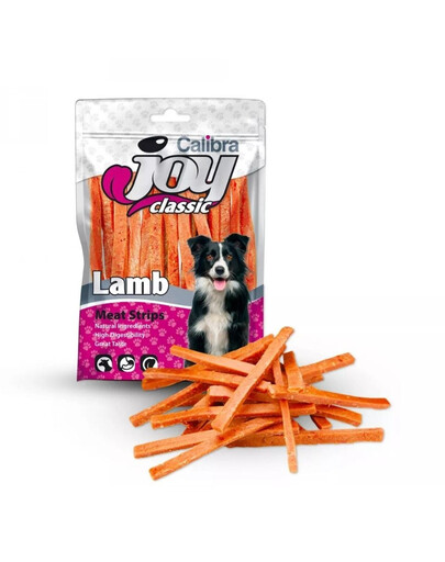 CALIBRA Dog Joy Classic Lamb Strips 80 g jēra gaļas sloksnes