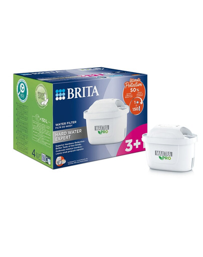 BRITA MAXTRA PRO Hard Water Expert 3+1 (4 gab.) ūdens filtrs