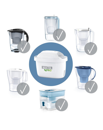 BRITA MAXTRA PRO Hard Water Expert 3+1 (4 gab.) ūdens filtrs