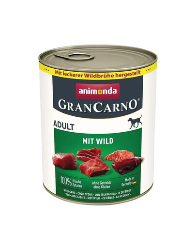 ANIMONDA Grancarno Pieaugušo brieža gaļa 800 g