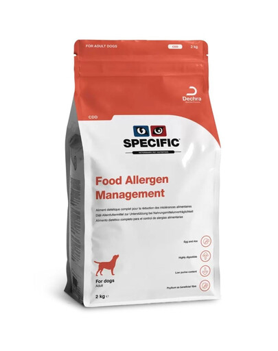 SPECIFIC Dog CDD Food Allergen Management 2 kg barība suņiem ar pārtikas alerģijām