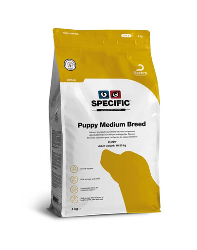 SPECIFIC Dog CPD-M Puppy Medium Breed 4 kg barība vidēja lieluma šķirņu kucēniem