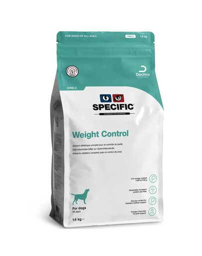 SPECIFIC Dog CRD-2 Weight Control 1,6 kg barība suņu normāla ķermeņa svara uzturēšanai