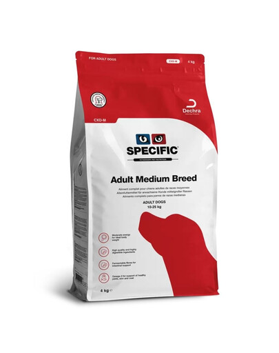 SPECIFIC Dog CXD-M Adult Medium Breed 4 kg vidējas šķirnes suņu barība