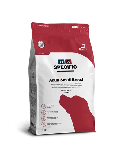 SPECIFIC Dog CXD-S Adult Small Breed 4 kg mazo šķirņu suņu barība