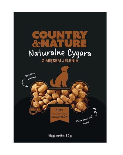 COUNTRY&NATURE Cygara z koniną dla psów 20 x 85 g