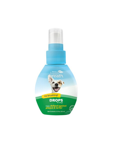 TROPICLEAN Svaiga elpa mutes dobuma kopšanas pilieni suņiem 65ml mutes dobuma kopšanas pilieni suņiem