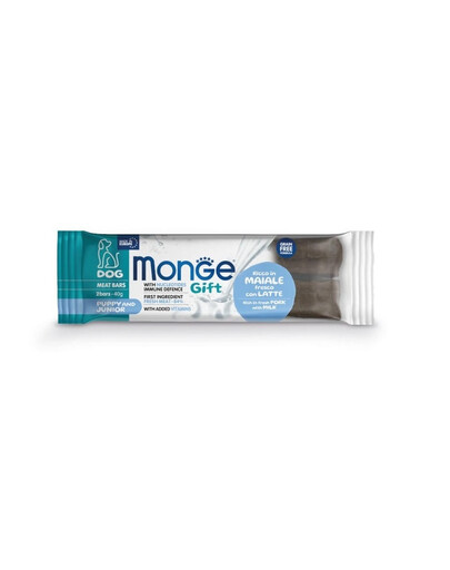 MONGE Puppy and junior Meat bars Cūkgaļa ar pienu 2x40g