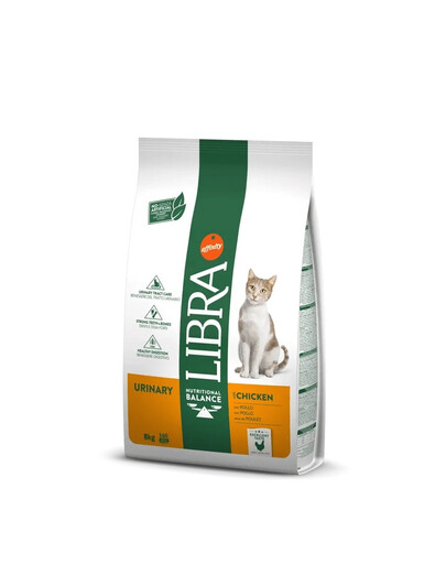 LIBRA Cat Adult Urinary barība kaķiem ar vistas gaļu 10kg