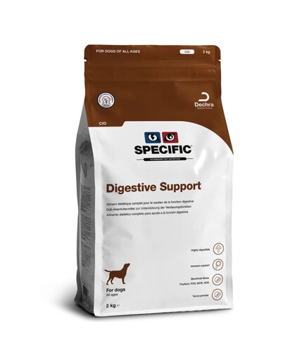 SPECIFIC Dog CID Digestive Support 2 kg visu vecumu suņiem ar kuņģa un zarnu trakta problēmām.