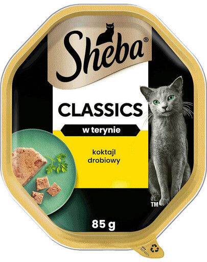 SHEBA SHEBA ar mājputnu gaļu 85g*22_Sticker