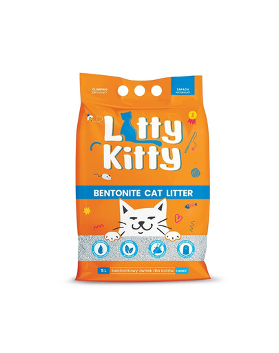LITTY KITTY Bentonīta dabīgais pakaišs 5 l (4 kg)