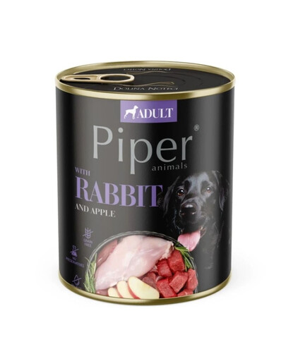 PIPER ar trušiem un āboliem 800g mitrā suņu barība