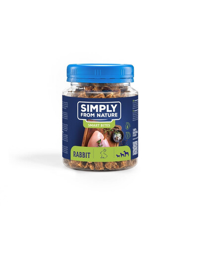 SIMPLY FROM NATURE Smart Bites trušu piedevas suņiem 4 x 130 g (3+1 BEZMAKSAS)