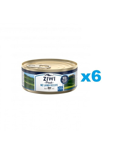 ZIWIPEAK kaķiem jēra gaļa 6x85 g
