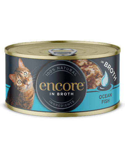 ENCORE Cat Multipack zivs buljonā kaķiem 32x70g