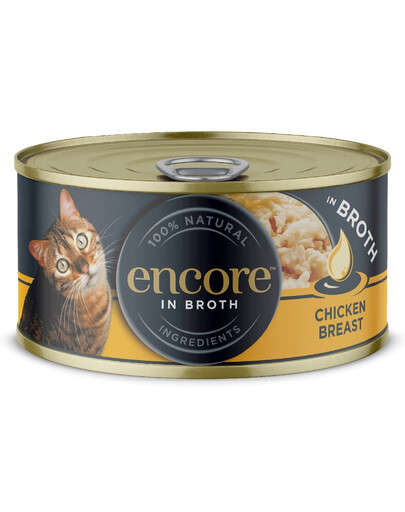 ENCORE Cat vistas krūtiņa buljonā kaķiem 16x70g