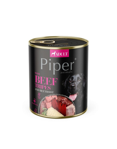 DOLINA NOTECI PIPER Animals with beef stomachs 800 g mitrā barība pieaugušiem suņiem