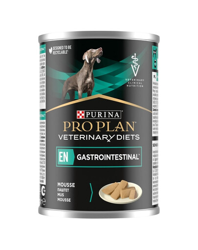 PURINA PRO PLAN Veterinary Diets Canine EN Kuņģa un zarnu trakta putas 400 g