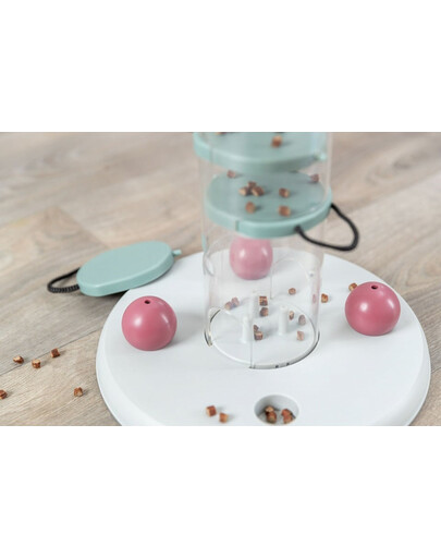 TRIXIE Cat Activity Gambling Tower zabawka edukacyjne dla kota 25×27 cm plastik