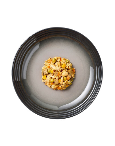 ENCORE Dog vistas gaļa ar liellopa aknām un dārzeņiem buljonā suņiem 12x156g