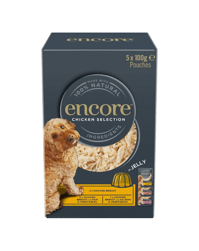 ENCORE Dog Multipak maisījums su vistas gaļu želejā suņiem 20x100g