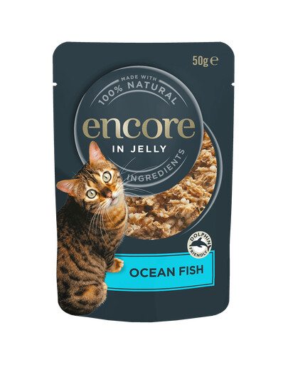 ENCORE Cat Multipak zivju garšu maisījums želejā kaķiem 20x50g