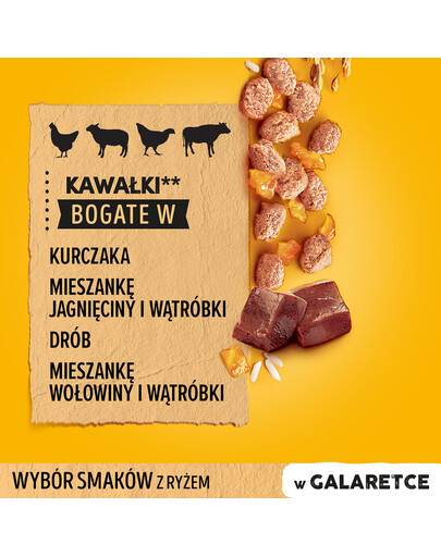 PEDIGREE konservai šuniukams su jautiena, vištiena, ėriena ir paukštiena 12x100g