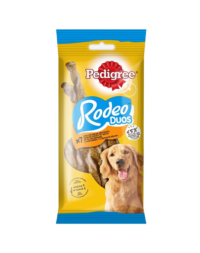 PEDIGREE Rodeo Duos 12x123g  przysmak dla dorosłych psów z kurczakiem i o smaku bekonu