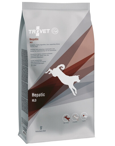 TROVET Hepatic HLD suņiem 12,5 kg