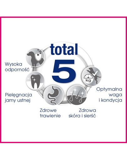 (Adult 1+) 5x825g Bogaty w kurczaka - sucha karma dla psów średnich i dużych ras