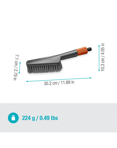 GARDENA Cleansystem szczotka ręczna miękka S