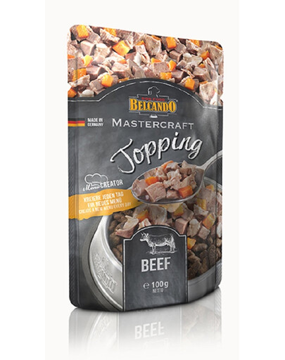 BELCANDO Mastercraft Topping Wołowina z Marchewką 6x100 g