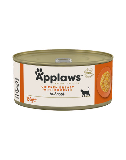 APPLAWS Cat Adult Chicken Breast with Pumpkin in Broth pierś z kurczaka i dynia w bulionie 156 g