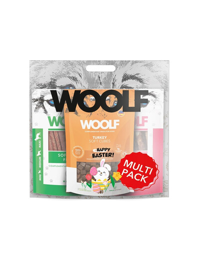 WOOLF Multipack Lieldienas 3x100g Lieldienu kārumu komplekts suņiem