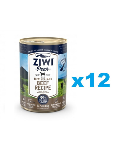 ZIWIPEAK Dog Beef Wołowina 12 x 390 g