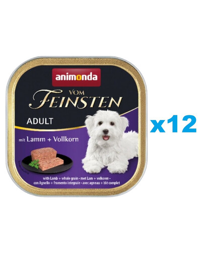 ANIMONDA Vom Feinsten Adult jagnięcina i ziarna 12 x 150 g