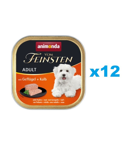 ANIMONDA Vom Feinsten Drób i cielęcina 12x150 g