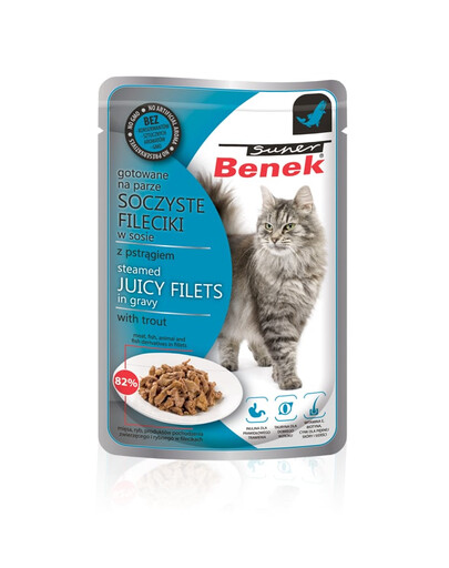 Super Fileciki w sosie z pstrągiem 85 g