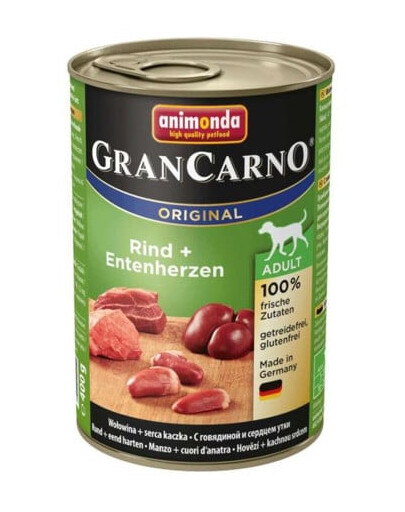 ANIMONDA Grancarno 400 g bezzbożowa puszka dla psa