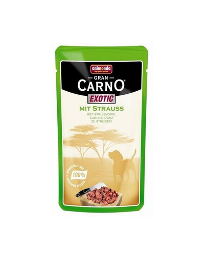 Grancarno saszetka 125 g exotic struś