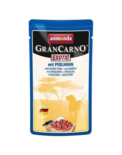 GranCarno Exotic mokra karma z perliczką 125 g