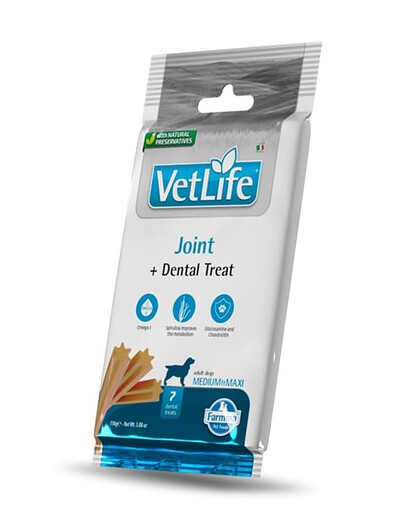 FARMINA Vet Life Dental Treat Joint Medium/Maxi 100 g (7 szt) zobārstniecības našķi vidējiem un lieliem suņiem