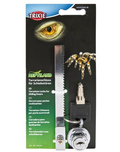 Zamek do terrarium do drzwi przesuwanych + klucz