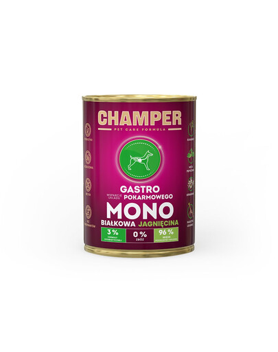 Gastro Jagnięcina monobiałkowa karma dla psa 400 g