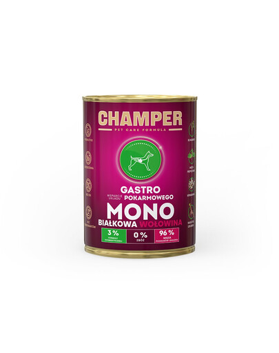 Gastro Wołowina monobiałkowa karma dla psa 400 g