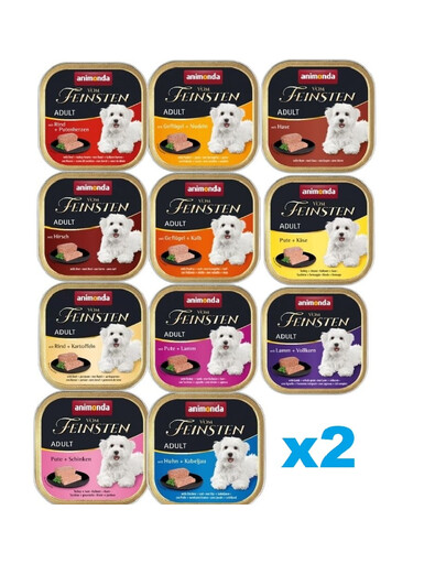 ANIMONDA Vom Feinsten Adult Mix Smaków 22 x 150 g