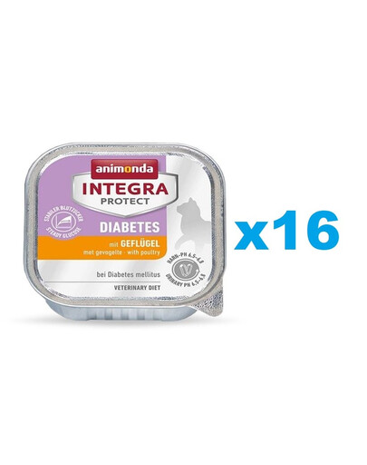 ANIMONDA Integra Protect Diabetes drób 16x100 g